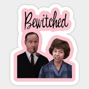 Bewitched  1960s comedy series ,George Tobias, Alice Pearce Sticker